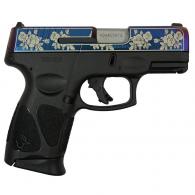 Taurus G3C "Guns & Roses Engraved Mongoose Purple" 9mm Semi Auto Pistol - 1G3C9312X12MGRS Taurus G3C "Guns & Roses Engraved Mongoose Purple" 9mm Semi Auto Pistol - 1G3C9312X12MGRS