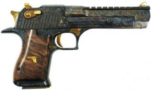 Magnum Research Desert Eagle .50AE Custom Engraved Case Hardened Gold Accents 1 of 25 - DE50ECH