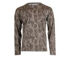 Habit Bear Cave Camo Tee Long Sleeve Mossy Oak New Bottomland 2XL - TS10006-014-2X