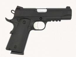 SDS IMPORTS CARRY B45R HGA 45 AUTO 4.25IN BBL FS CERAKOTE BLACK RUBBER GRIPS RAIL 7RD MAG ENH - 1911