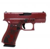 GLOCK 43X MOS FXD 5.5lb w/front rails-Cherry Blossom Engrave