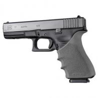 Hogue HandAll Beavertail Handgun Grip Sleeve for Glock 17 Gen 3-4 Slate Grey Hogue HandAll Beavertail Handgun Grip Sleeve for Glock 17 Gen 3-4 Slate Grey