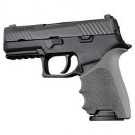 Hogue HandAll Beavertail Handgun Grip Sleeve for Sig Sauer P320 Compact Slate Grey - 17612