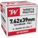 Main product image for WINCHESTER USA 7.62 X 39 AMMO 123GR FMJ  50RD box