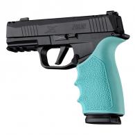 Hogue HandAll Beavertail Handgun Grip Sleeve for Sig Sauer P365 XMacro Aqua Hogue HandAll Beavertail Handgun Grip Sleeve for Sig Sauer P365 XMacro Aqua