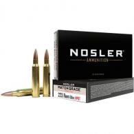 Nosler Match Grade Rifle Ammunition 223 Rem. 69 gr. CC HPBT 20 rd. - 60023