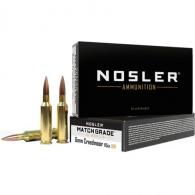 Nosler Match Grade Rifle Ammunition 6mm Creedmoor 115 gr. RDF HPBT 20 rd. - 60170