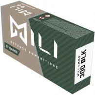 Mili Custom Defense Subsonic Rifle Ammo .300 Black 220 gr. FMJ 20 rd. - M300-B