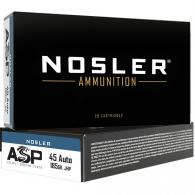 Nosler ASP Handgun Ammo .45 ACP 185 gr. HG JHP 20 rd. - 51278
