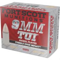 Fort Scott Munition Nickel Plated Pistol Ammo 9mm 115 gr. TUI 20 rd. - 9MM-115-SCVNIC Fort Scott Munition Nickel Plated Pistol Ammo 9mm 115 gr. TUI 20 rd. - 9MM-115-SCVNIC