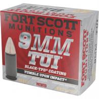 Fort Scott Munition TPD Black Pistol Ammo 9mm 115 gr. TUI 20 rd. - 9MM-115-SCVTPD Fort Scott Munition TPD Black Pistol Ammo 9mm 115 gr. TUI 20 rd. - 9MM-115-SCVTPD