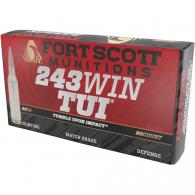 Fort Scott Munition Rifle Ammo 243 Win. 58 gr. TUI 20 rd. - 243-058-SCV Fort Scott Munition Rifle Ammo 243 Win. 58 gr. TUI 20 rd. - 243-058-SCV