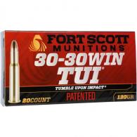 Fort Scott Munition Rifle Ammo 30-30 Win. 130 gr. TUI 20 rd. - 3030-130-SCV