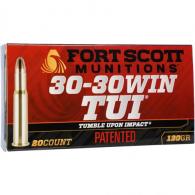 Fort Scott Munition Rifle Ammo 30-30 Win. 130 gr. TUI 20 rd. - 3030-130-SCV Fort Scott Munition Rifle Ammo 30-30 Win. 130 gr. TUI 20 rd. - 3030-130-SCV