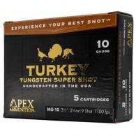 Apex Turkey TSS Shotgun Ammo 10 ga. 3-1/2 in. 2-1/2oz #8 shot 5 Round