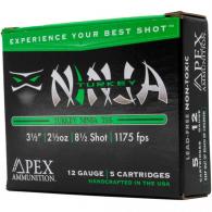 Apex Turkey Ninja TSS Ninja Shotgun Ammo 12 ga. 3.5 in. 2-1/2oz #8.5 shot - NINJA35