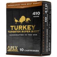 Apex Turkey TSS Shotgun Ammo .410 Bore 3 in. 27/32oz 9.5shot 10 Round - PT410-95 Apex Turkey TSS Shotgun Ammo .410 Bore 3 in. 27/32oz 9.5shot 10 Round - PT410-95