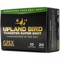Apex Upland BiRound Z-Series TSS Shotun Ammo 20 GA 3/4oz 3 in. #8 Upland 10 Round - Z20-8UP