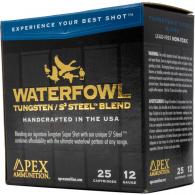 Apex Waterfowl TSS/S3 Steel Blend Shotgun Ammo 12 ga. 1-5/16oz  #BB/#7.5 25 - WS3-BB75