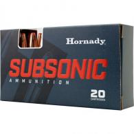 Hornady Subsonic Rifle Ammo 450 Bushmaster Sub-X 20 rd. - 82247