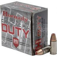 Hornady Critical Duty Handgun Ammo 9mm +P 124 gr. Flexlock 25 rd. - 90216