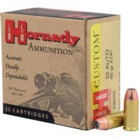 Hornady Custom Handgun Ammo .32 ACP 60 gr. XTP 25 rd. - 90062