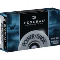 Federal Power-Shok Shotgun Ammo 12 ga. 2.75 in. 1 1/4 oz. Hollow Point Rifled Slug 5  - F130 RS