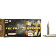 Federal Premium Rifle Ammo 223 Rem. 55 gr. Barnes TSX 20 rd. - P223S Federal Premium Rifle Ammo 223 Rem. 55 gr. Barnes TSX 20 rd. - P223S