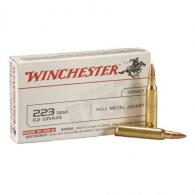 Winchester USA Rifle Ammo 223 Rem. 62 gr. FMJ 20 rd. - W223FMJ62