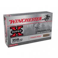 Winchester Super-X Rifle Ammo 358 Win. 200 gr. Power Point 20 rd. - X3582