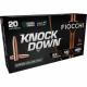 Fiocchi Knock Down Rifle Ammo 6.5 Creedmoor 120 gr. Copper Hollow Point 20 rd. - 65CMCHA