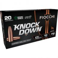 Fiocchi Knock Down Rifle Ammo 270 Win. 130 gr. Copper Hollow Point 20 rd. - 270CHA Fiocchi Knock Down Rifle Ammo 270 Win. 130 gr. Copper Hollow Point 20 rd. - 270CHA