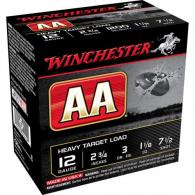 Winchester AA Heavy Target Load 12 ga. 2.75 in. 1 1/8 oz. 7.5 Round 25 rd. - AAM127