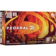Federal Fusion Rifle Ammo 308 Win 180 gr. Fusion Soft Point 20 rd. - F308FS3