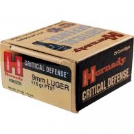 Hornady Critical Defense Pistol Ammo 9mm 115 gr. Flex Tip eXpanding 2 - 90250 Hornady Critical Defense Pistol Ammo 9mm 115 gr. Flex Tip eXpanding 2 - 90250
