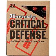 Hornady Critical Defense Pistol Ammo 40 S&W 165 gr. Flex TipeXpanding 20 Round - 91340 Hornady Critical Defense Pistol Ammo 40 S&W 165 gr. Flex TipeXpanding 20 Round - 91340