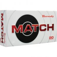 Hornady Match Rifle Ammo 308 Win 168 gr. Boat Tail Hollow Point 20 rd. - 8097