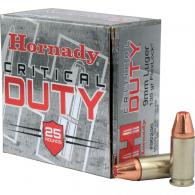 Hornady Critical Duty Pistol Ammo 9mm 135 gr. FlexLock 25 rd. - 90236