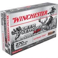 Winchester Deer Season XP Rifle Ammo 270 Win 130 gr. Extreme Point 20 rd. - X270DS Winchester Deer Season XP Rifle Ammo 270 Win 130 gr. Extreme Point 20 rd. - X270DS