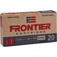 Hornady Frontier Rifle Ammo 5.56 NATO 55 gr. FMJ 20 rd. - FR200