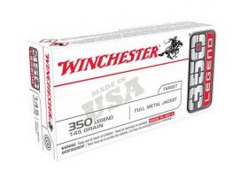 Winchester USA Rifle Ammo 350 Legend 145 gr. FMJ 20 rd. - USA3501
