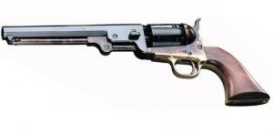 Pietta 1851 Navy .44 7 1/2IN Case Hardened Brown Plastic Grips - PF51CH44712BRP