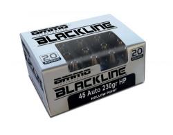 AMMO INC BLACKLINE AMO 45 AUTO 230GR Hollow Point 20RD (10 BOXES PER CASE)