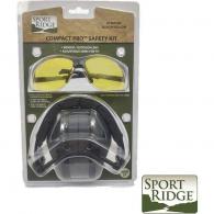 Sport Ridge Compact Pro Safety Kit w/ Yellow Lens Black Frame - T8041BY