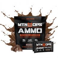 MTN OPS Ammo Whey Protein Meal Replacement Chocolate Trail Pack 20 ct. - 3106880320