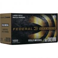 Federal Premium Gold Medal Rifle Primers Large 1000 ct. HAZ - GM210M