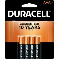 Duracell Coppertop Batteries AAA 4 pk. - 41333424019
