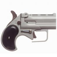 Old West Short Bore Derringer 380 ACP Sliver 2.75" Barrel Satin Silver Finish w/Black Synthetic Grips Guardian Package - SBG380SBOWF