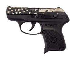 Ruger LCP American Flag Engraving .380ACP Pistol - 03701F