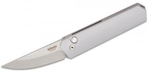 Boker Plus/Pro-Tech USA-Made Burnley Kwaiken Compact AUTO Folding Knife 3" 154CM Stonewashed Blade - 01BO253